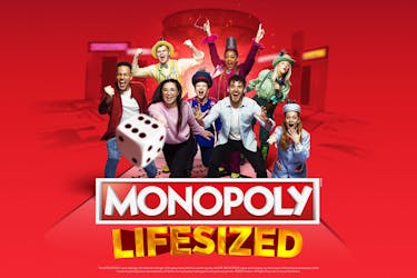 Bilhetes de jogo Monopoly Lifesized